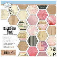 Elizabeth Craft Designs Bellerose Pink 12” x 12” Paper Pack