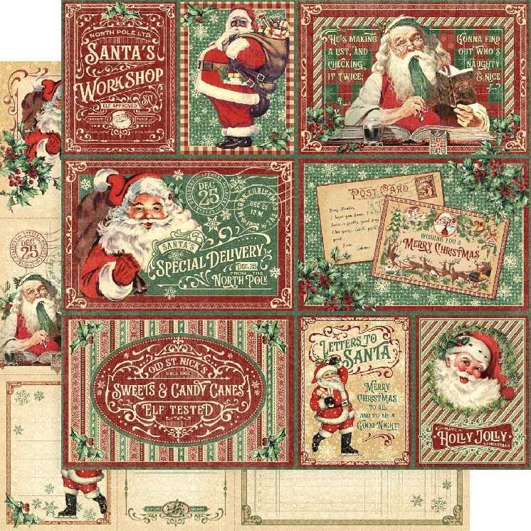 Graphic 45 Letters To Santa 8x8 Collection Pack