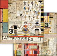 Stamperia Bauhaus 12” x 12” Paper Collection