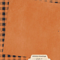 Graphic 45 BOOtiful Greetings 12” x 12” Plaids, Stripes & Solids Pack