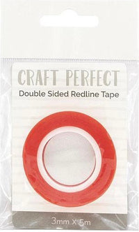 Craft Perfect dubbelzijdig Redline-tape 3 mm x 5 m