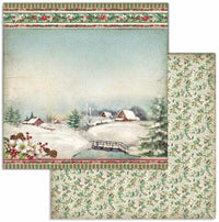 Paquete de papel Stamperia Classic Christmas de 12" x 12"