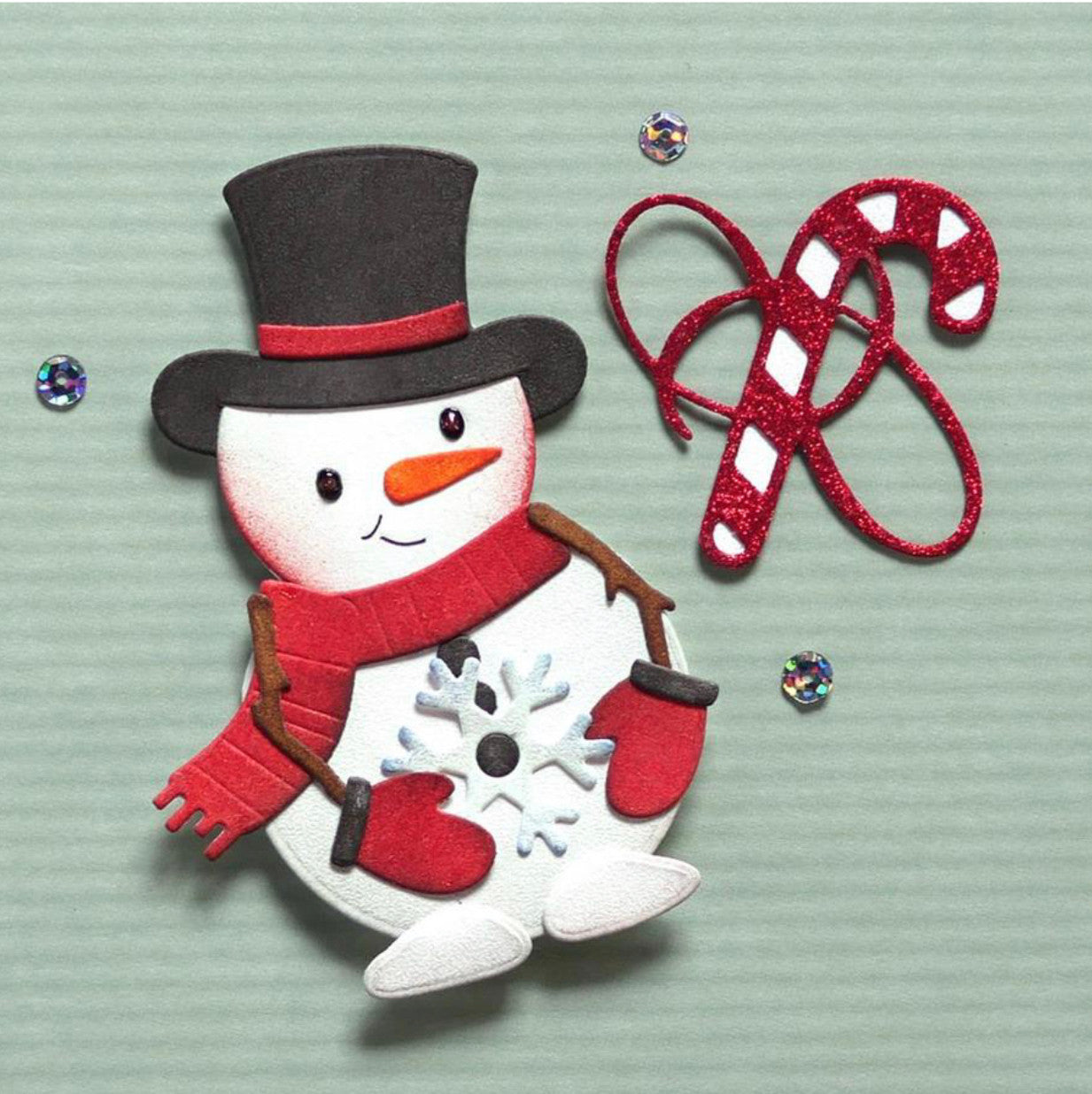 Elizabeth Craft Designs Juego de troqueles Jack Frost muñeco de nieve