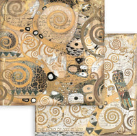 Stamperia (8"x8") dubbelzijdig papierpakket - Klimt 