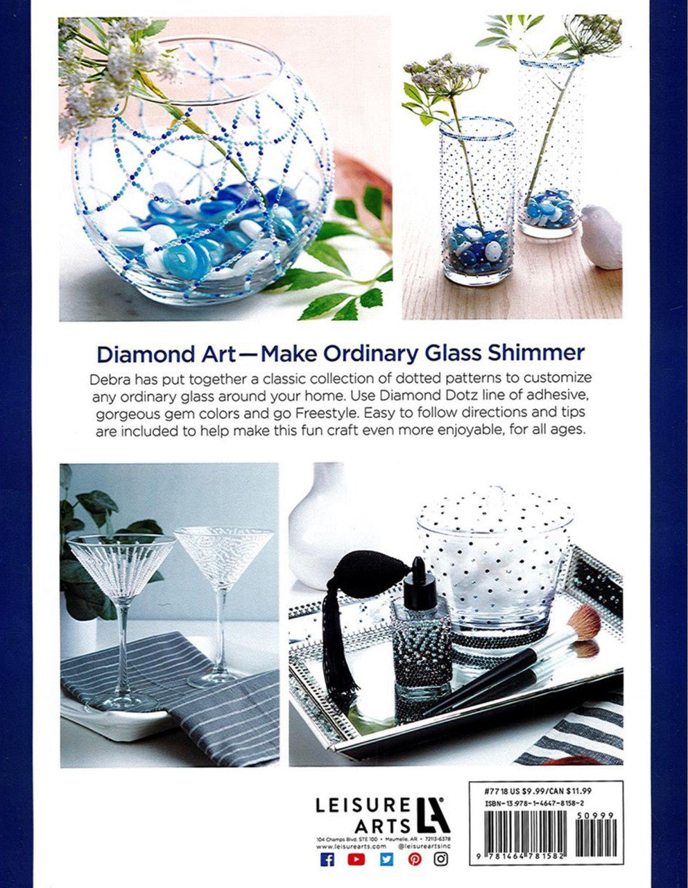 Diamond Art Libro de destellos de cristal con puntos de diamantes