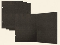 Graphic 45 Check Binder Album with Interactive Pages — Black