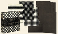 Graphic 45 Check Binder Album with Interactive Pages — Black