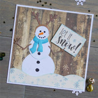 Elizabeth Craft Designs Stylish Snowman Die Set