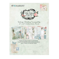 49 and Market Vintage Artistry Tranquility 6 x 8 Collection Pack