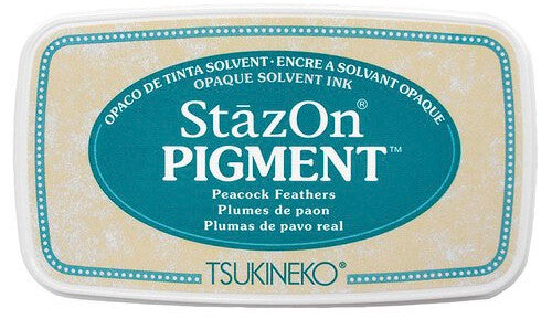 Tsukineko StazOn Pigment Peacock Feathers Ink Pad