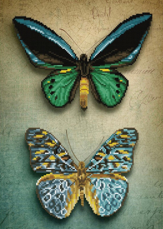 Mariposas antiguas Diamond Dotz