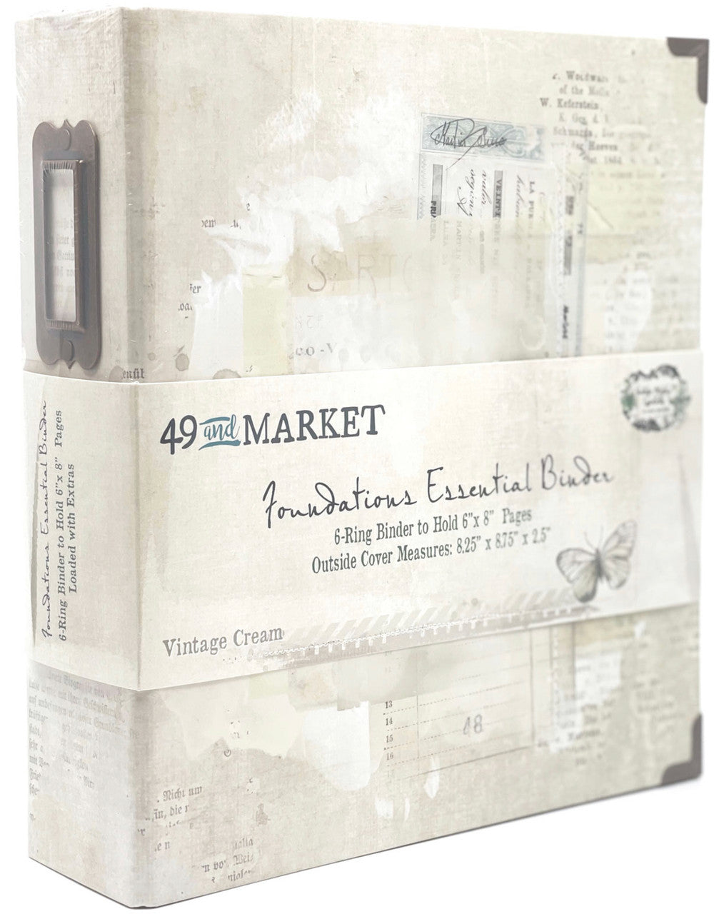 49 &amp; Market Foundations Essential Binder - Vintage Crème