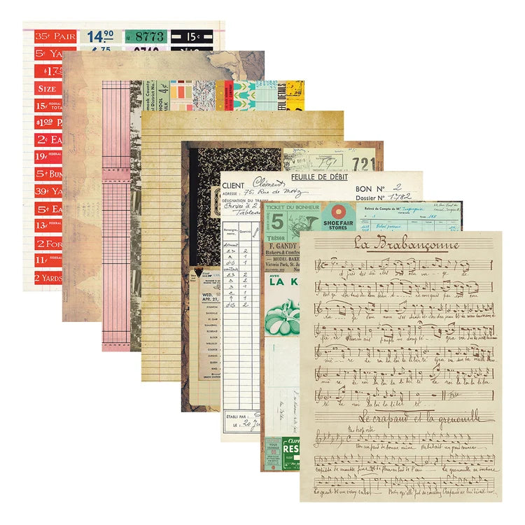 Keepsake Studio Reminiscence Book 10 Patterned Cardstock by Esther Glas