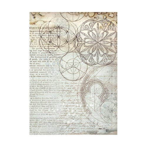 Stamperia Silent Sea Backgrounds A6 Rice Papers (8/Pk)