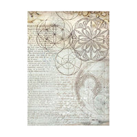 Stamperia Silent Sea Backgrounds A6 Rice Papers (8/Pk)