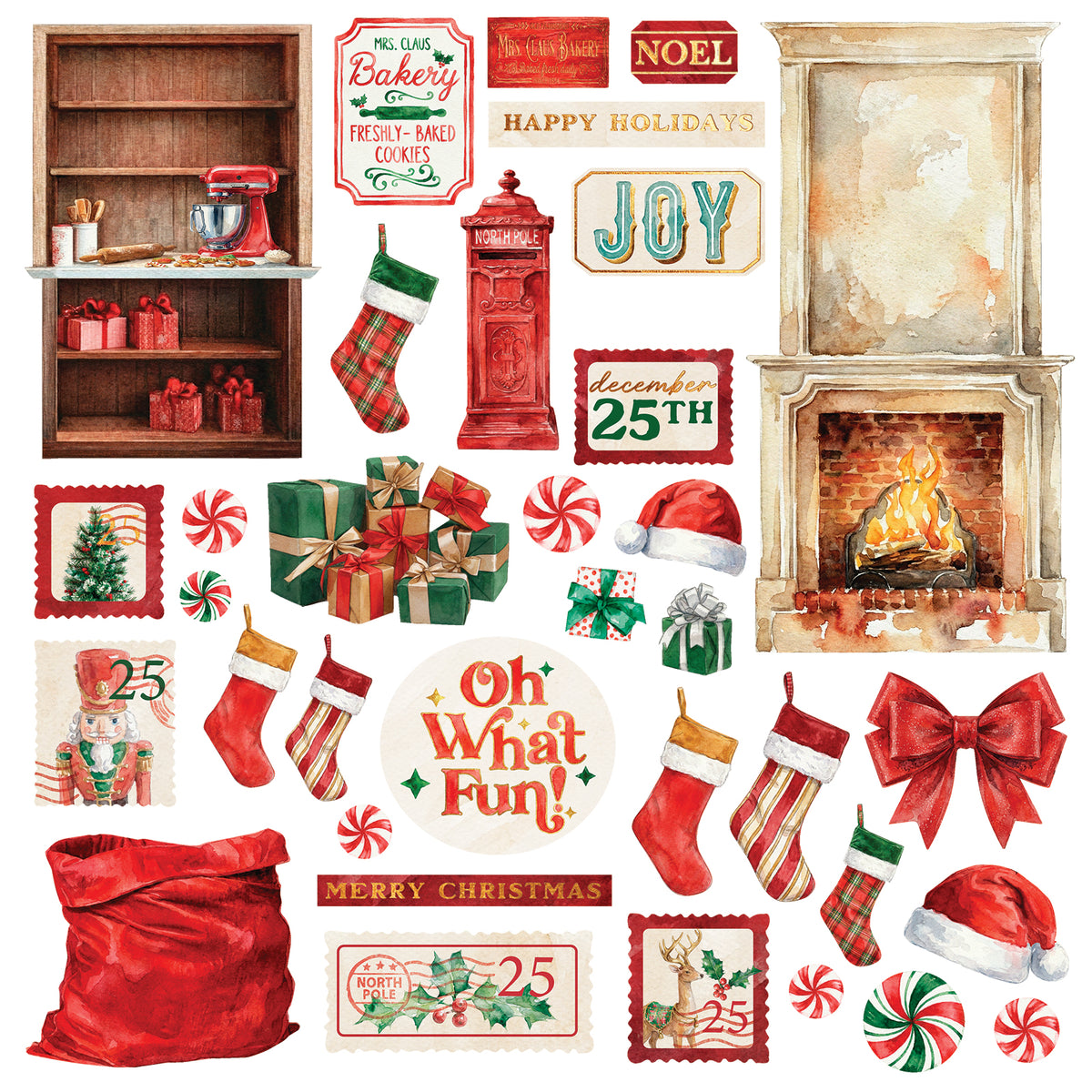 49 & Market Santa's Winter Village All-In-One Kit