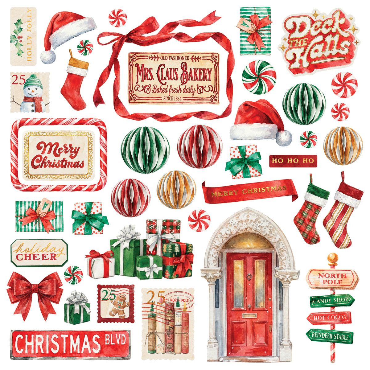 49 & Market Santa's Winter Village All-In-One Kit