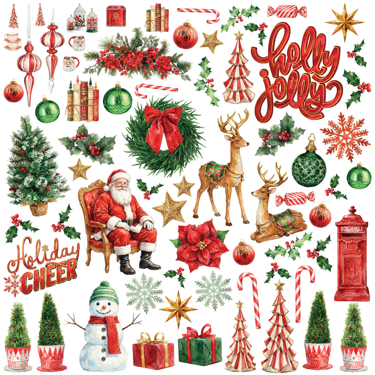 49 & Market Santa's Winter Village All-In-One Kit