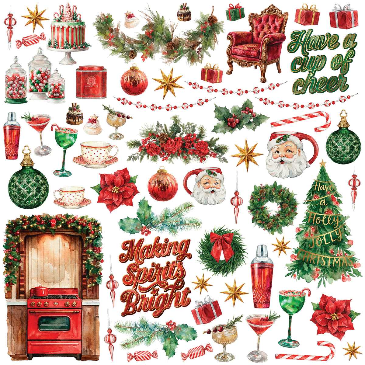 49 & Market Santa's Winter Village All-In-One Kit