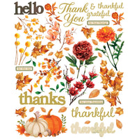 49 & Market Thankful Card Kit with Gold Foil