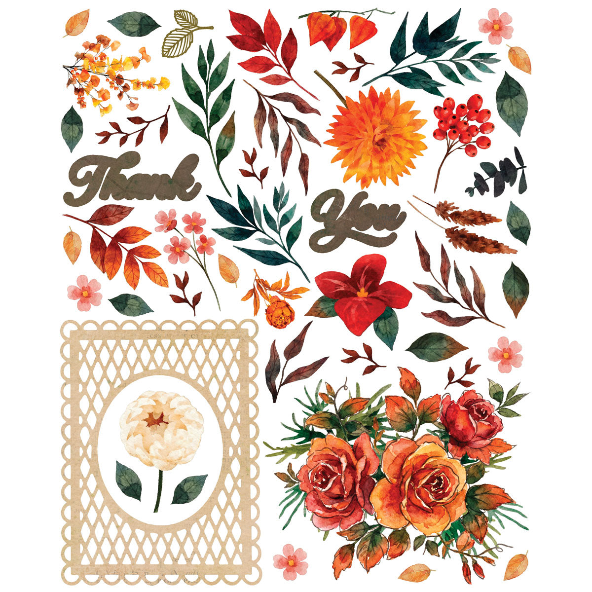 49 & Market Thankful Card Kit with Gold Foil