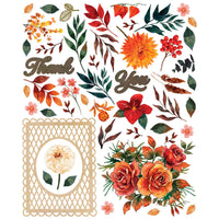 49 & Market Thankful Card Kit with Gold Foil