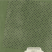Graphic 45 BOOtiful Greetings 12” x 12” Plaids, Stripes & Solids Pack