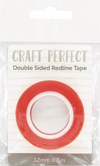 Craft Perfect dubbelzijdig Redline-tape 12 mm x 5 m
