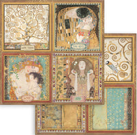 Stamperia (12"x12") Double Face Paper Pack -  Klimt