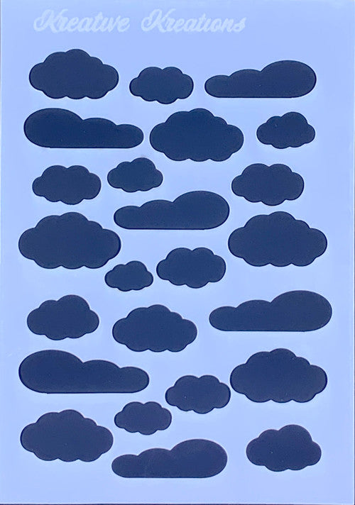 Kreative Kreations Dromerige wolken 4 "x 6" stencil