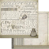 Stamperia Calligraphy 12” x 12” Paper Pack