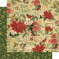 Graphic 45 Warm Wishes  8” x 8” Paper Pad