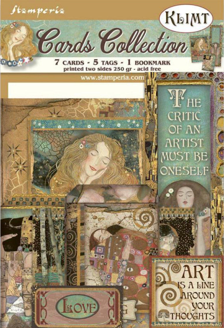 Colección de Tarjetas Stamperia - Klimt