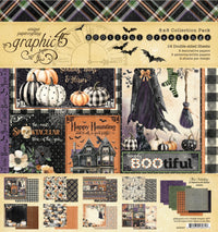 Graphic 45 BOOtiful Greetings 8” x 8” Collection Pack