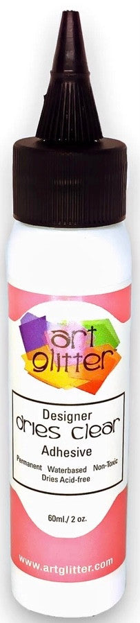 Art Glitter Glue - Designer Dries Clear Adhesive - 16 oz refill