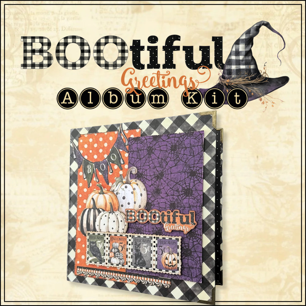 BOOtiful Greetings Check Binder Album kit cover