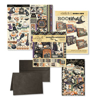 BOOtiful Greetings card kit contents