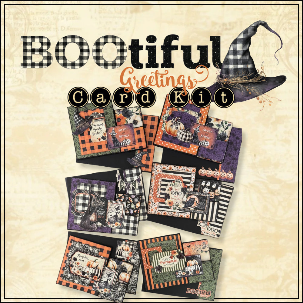 BOOtiful Greetings Step-Fold card set preview