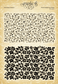 Grafische 45 bloemenachtergrondstempels