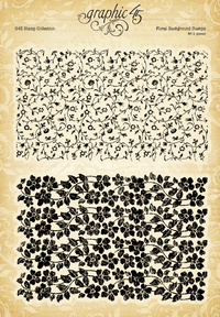 Graphic 45 Floral Background Stamps