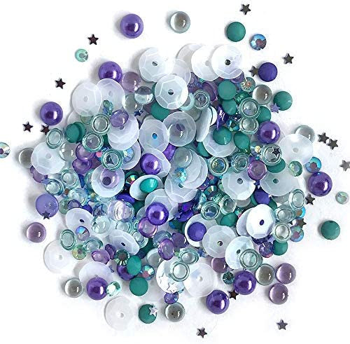 Buttons Galore Sparkletz Embellishments Sailors Sky