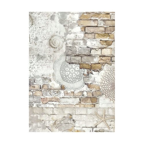 Stamperia Silent Sea Backgrounds A6 Rice Papers (8/Pk)