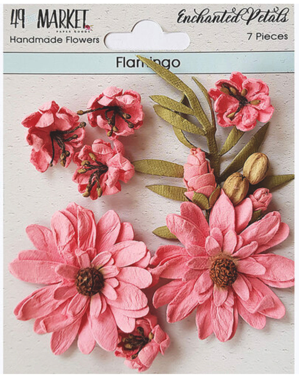 49 y Mercado de Pétalos Encantados Flores de Flamenco