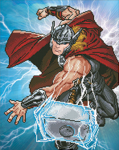 Cool Marvel Thor - Diamond Painting 
