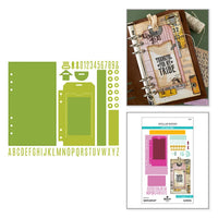 Keepsake Capsule Page Etched Dies by Esther Glas