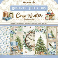 Stamperia Romantic Collection - Cozy Winter 8” x 8” Paper Pad