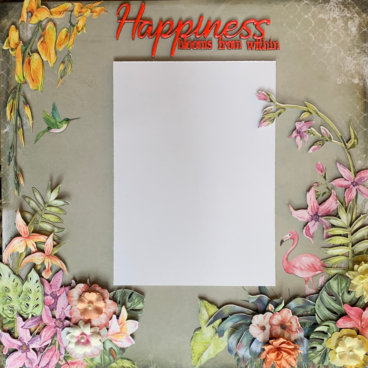 Happiness Blooms from Within 2-Page Layout (Virtual Class 27)