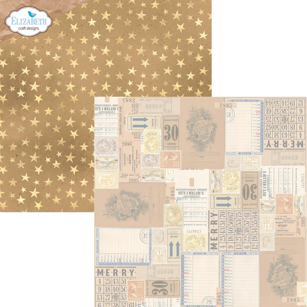 Elizabeth Craft Designs Winter Wanderlust 12” x 12” Paper Pack