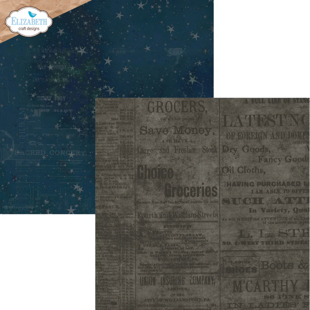 Elizabeth Craft Designs Winter Wanderlust 12” x 12” Paper Pack