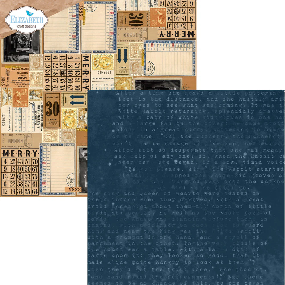 Elizabeth Craft Designs Winter Wanderlust 12” x 12” Paper Pack